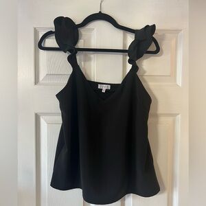 TCEC women's ruffle sleeve tank top